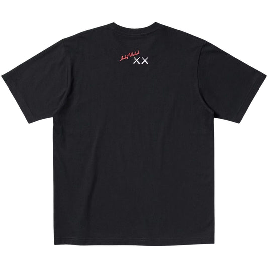 KAWS x Warhol UNIQLO UT Graphic T-Shirt 'Black' — XXS — Side View