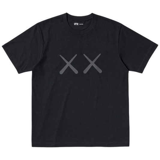 KAWS x Warhol UNIQLO UT Graphic T-Shirt XX 'Black' — XXS — Front View