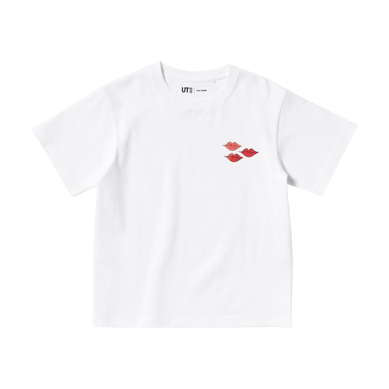KAWS x Warhol x UNIQLO UT Graphic T-Shirt Kids 'White Red' — 3-4Y — Front View