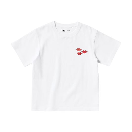 KAWS x Warhol x UNIQLO UT Graphic T-Shirt Kids 'White Red' — 3-4Y — Front View