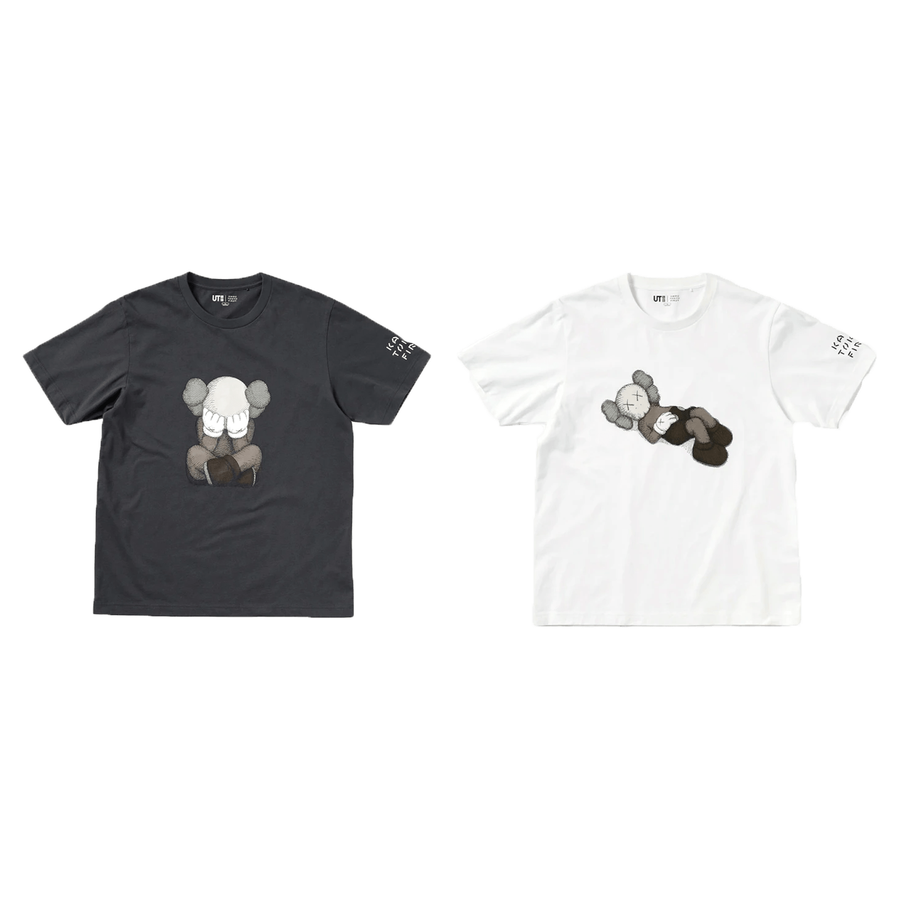 KAWS x Uniqlo Tokyo First Tee (Japanese Sizing) Graphic Tee Set 1 — XXS — Front View