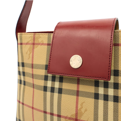 Burberry Shoulder Bag Shoulder Bag in Nova Check, Leather — Alternate View 12
