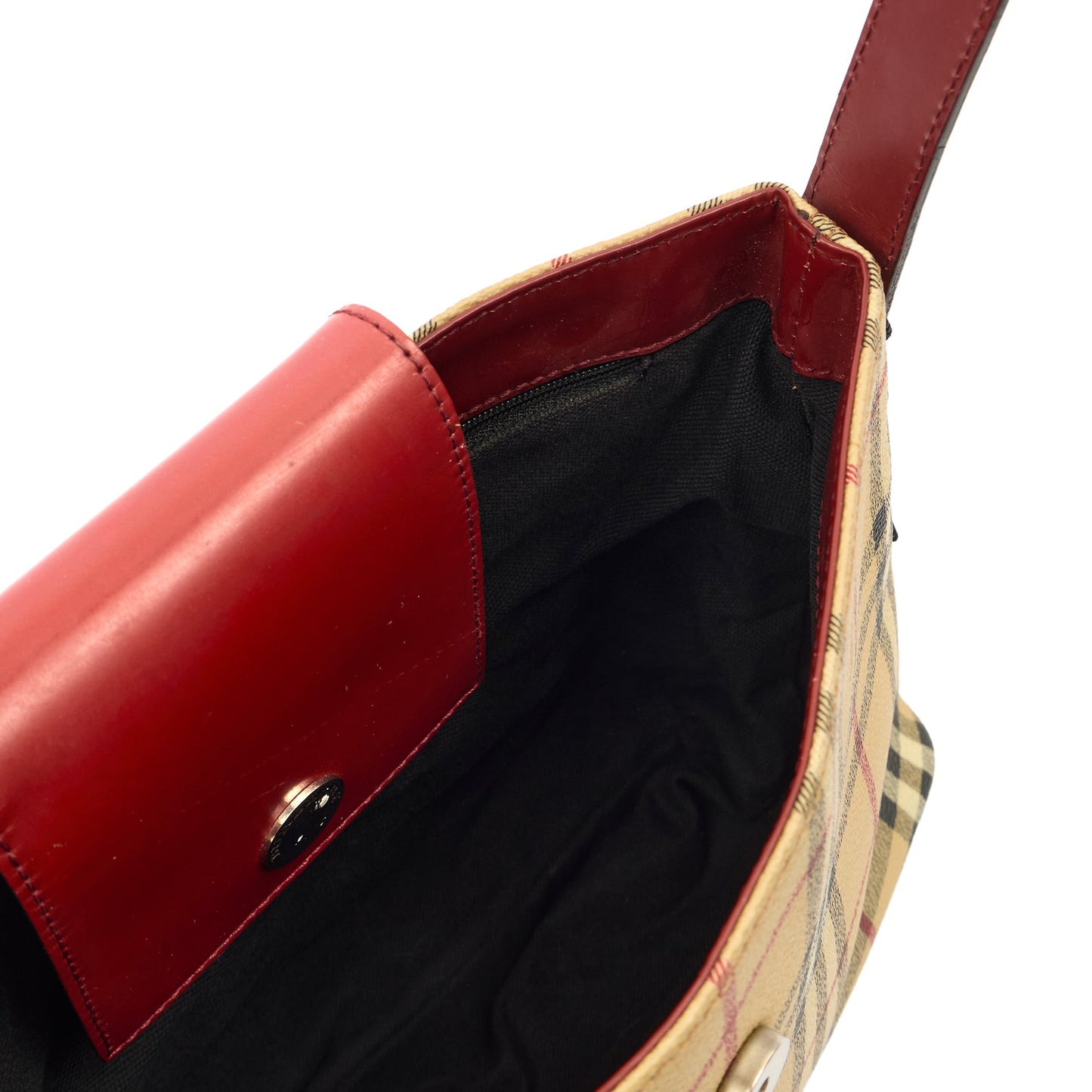 Burberry Shoulder Bag Shoulder Bag in Nova Check, Leather — Alternate View 17