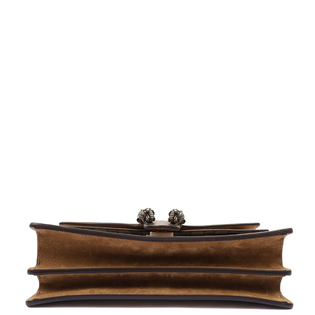 Gucci Shoulder Bag Dionysus - Small in Brown, Leather — Top View