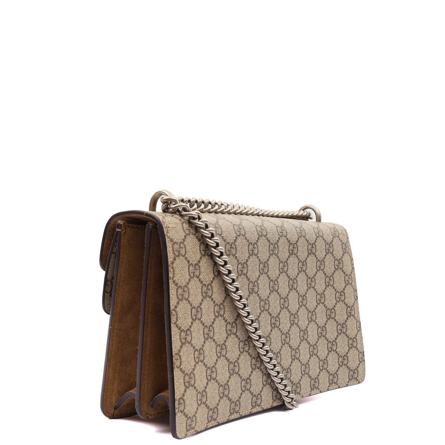 Gucci Shoulder Bag Dionysus - Small in Brown, Leather — Side View
