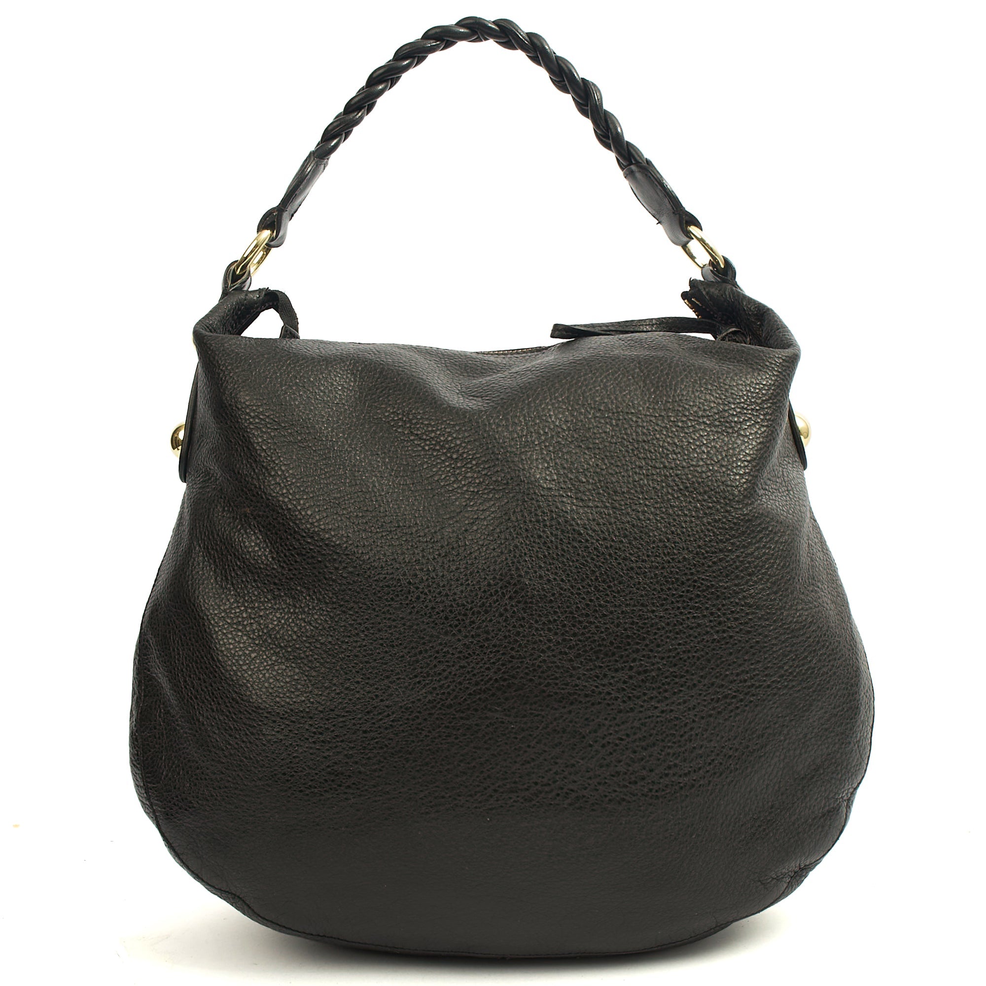 Mulberry Shoulder Bag Daria Hobo in Black, Leather — Top View
