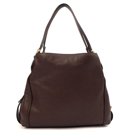 Coach Tote Edie Tote in Purple, Leather — Top View