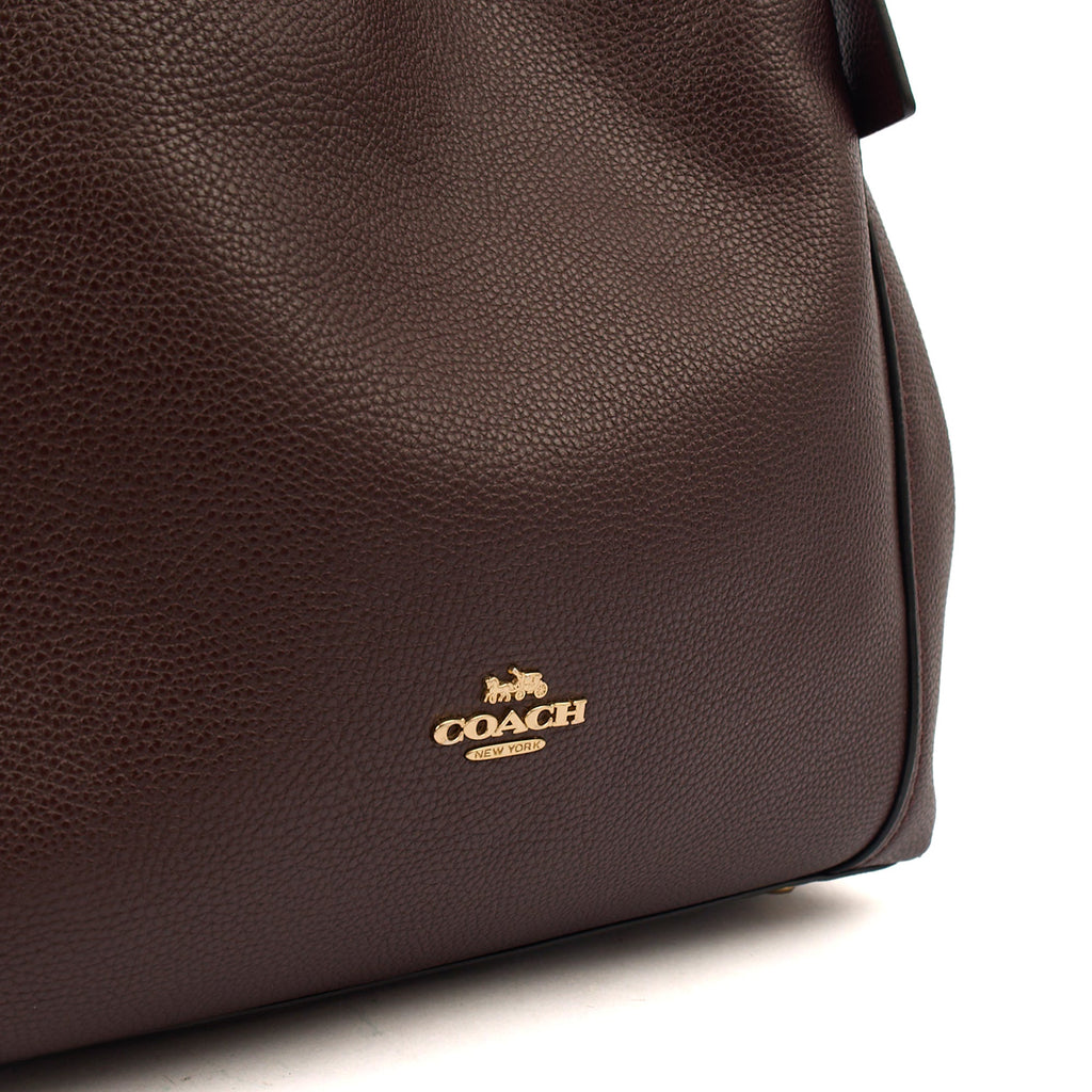 Coach Tote Edie Tote in Purple, Leather — Side View