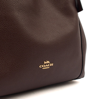 Coach Tote Edie Tote in Purple, Leather — Side View
