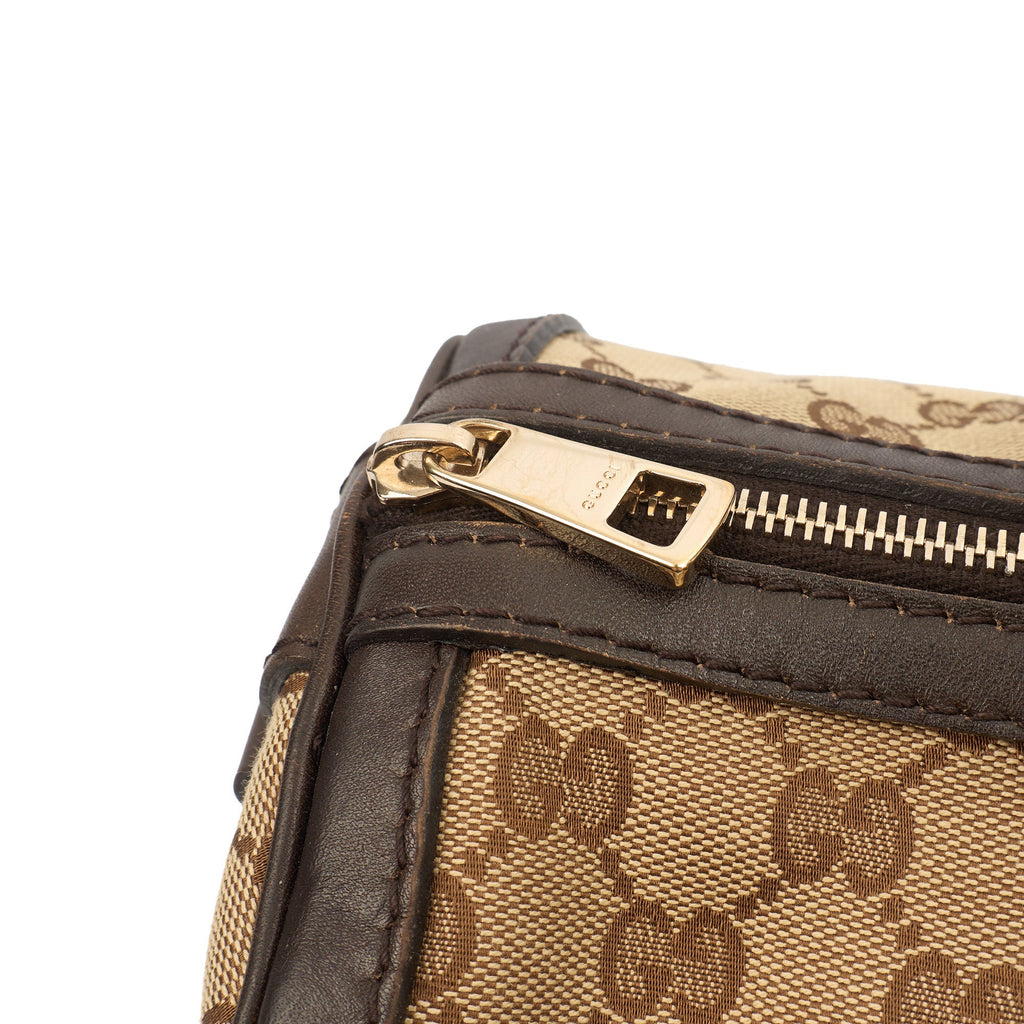 Gucci Tote Boston in Brown, GG Supreme Canvas — Alternate View 8