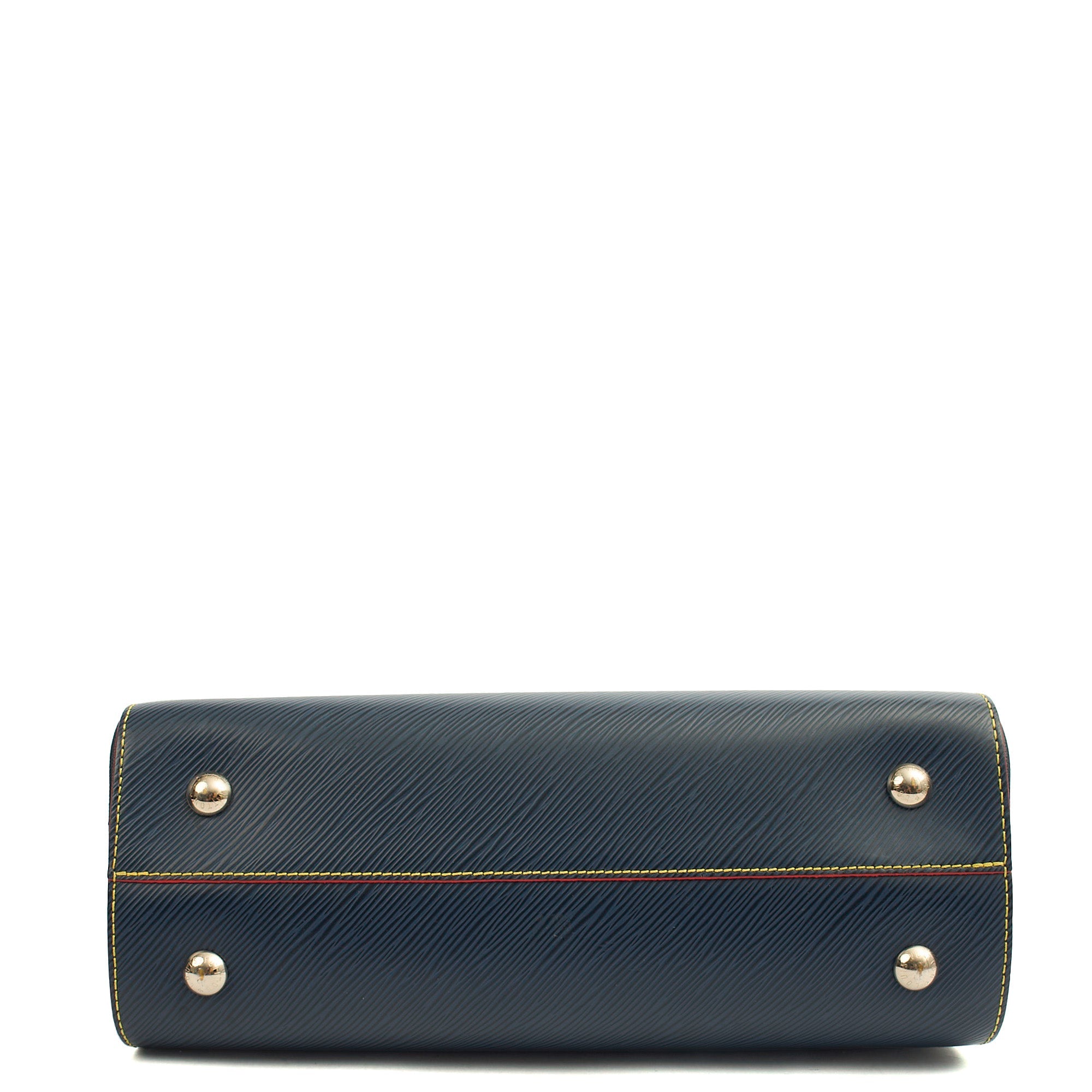 Louis Vuitton Tote Twist Tote in Blue, Epi Leather — Top View
