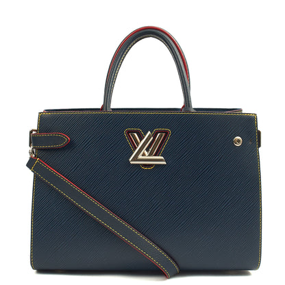 Louis Vuitton Tote Twist Tote in Blue, Epi Leather — Alternate View 13