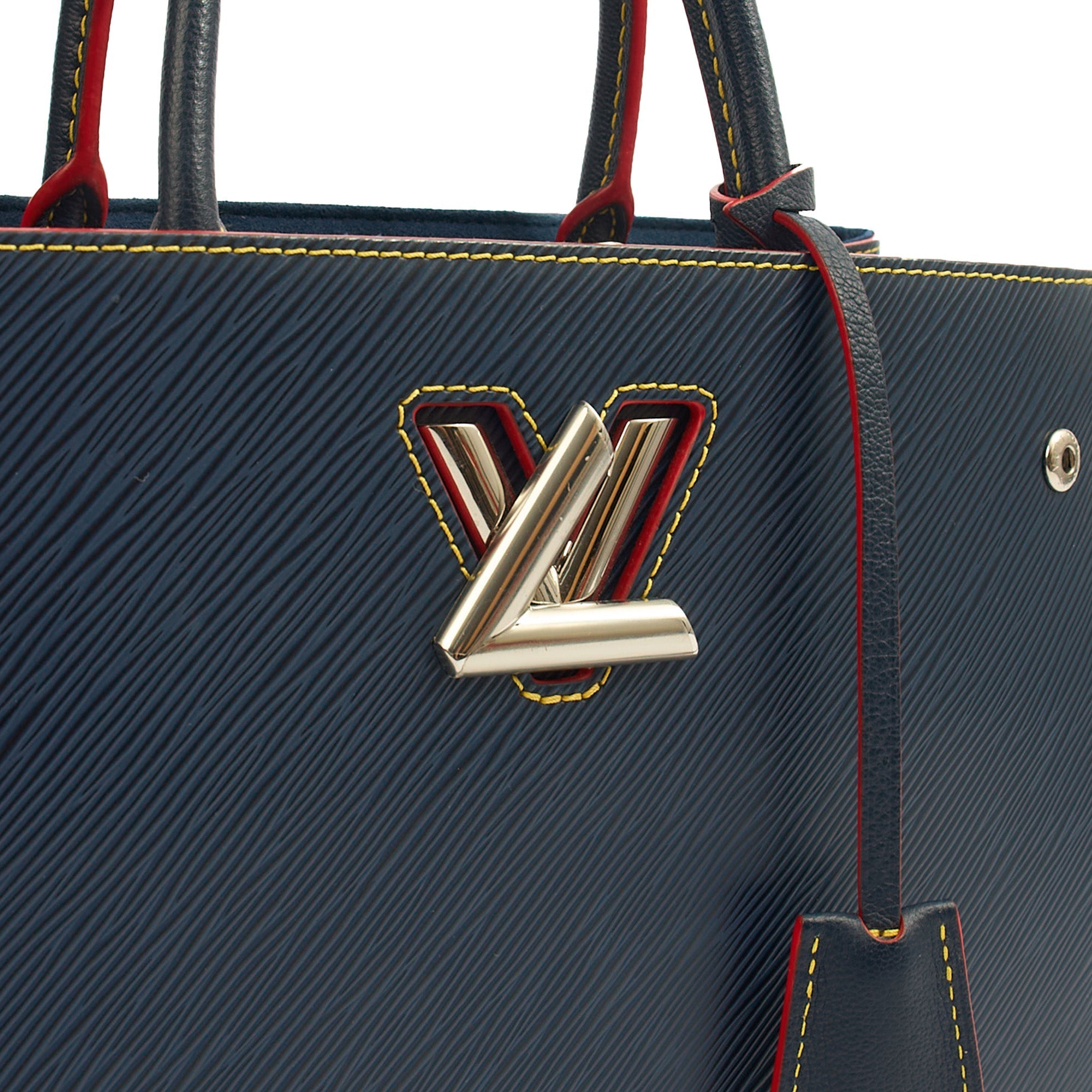 Louis Vuitton Tote Twist Tote in Blue, Epi Leather — Alternate View 12