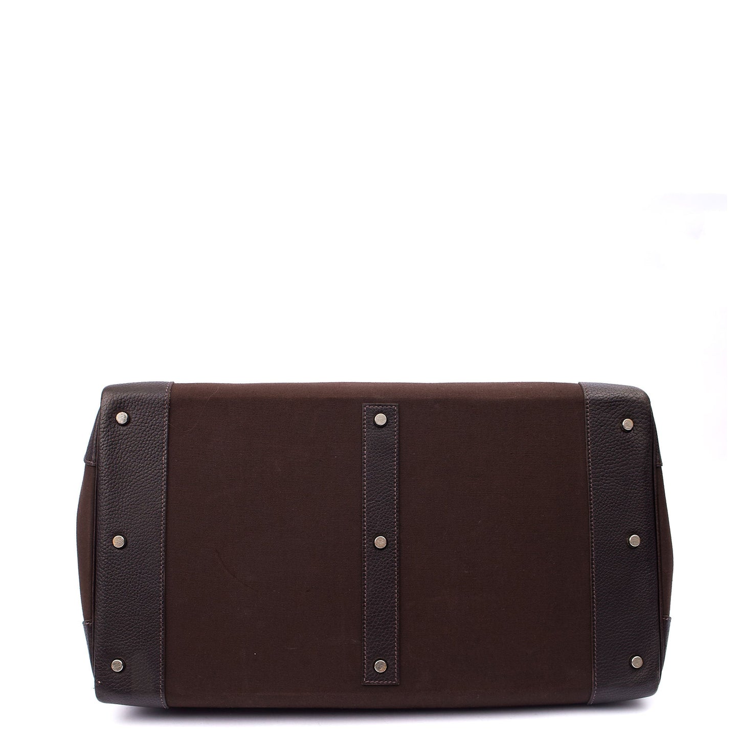 Hermes Tote Hac 50 in Chocolate, Canvas — Alternate View 18