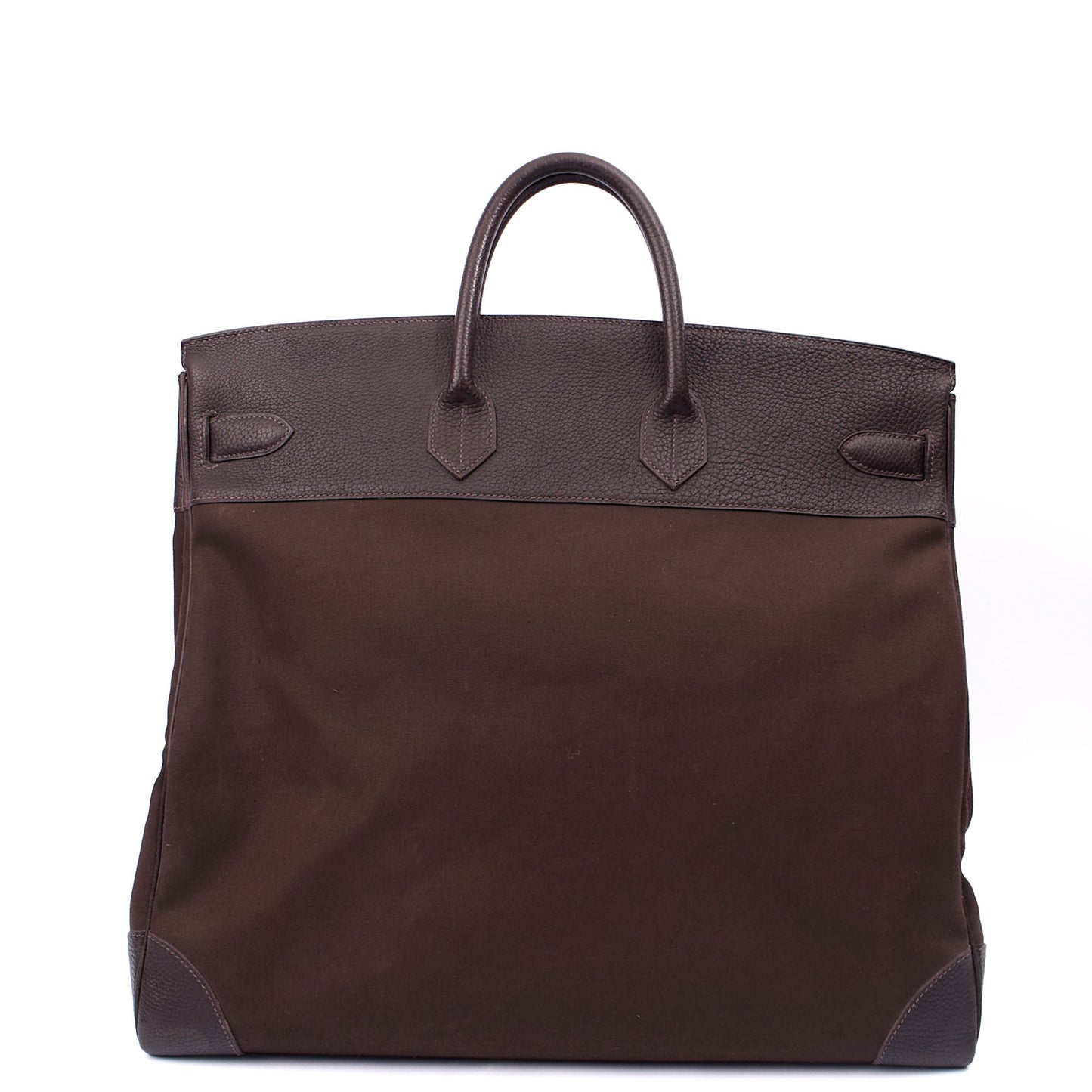 Hermes Tote Hac 50 in Chocolate, Canvas — Alternate View 25