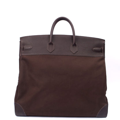 Hermes Tote Hac 50 in Chocolate, Canvas — Alternate View 25