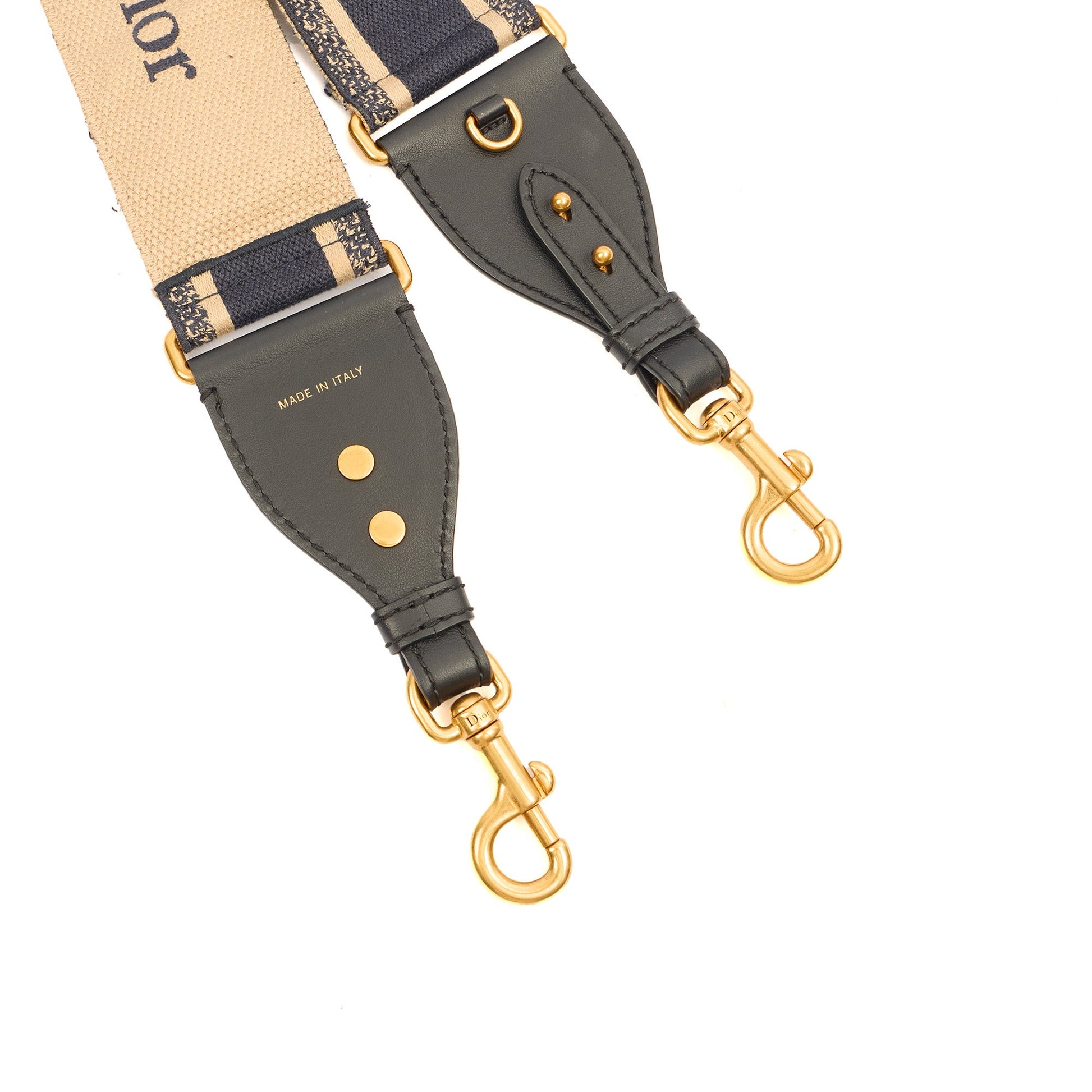 Christian Dior Shoulder Bag Saddle Bag in Blue, Dior Oblique Embroidery — Alternate View 8