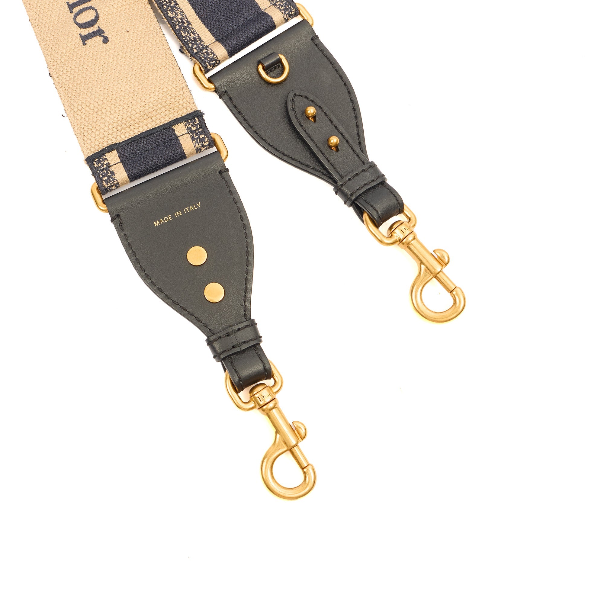 Christian Dior Shoulder Bag Saddle Bag in Blue, Dior Oblique Embroidery — Alternate View 8