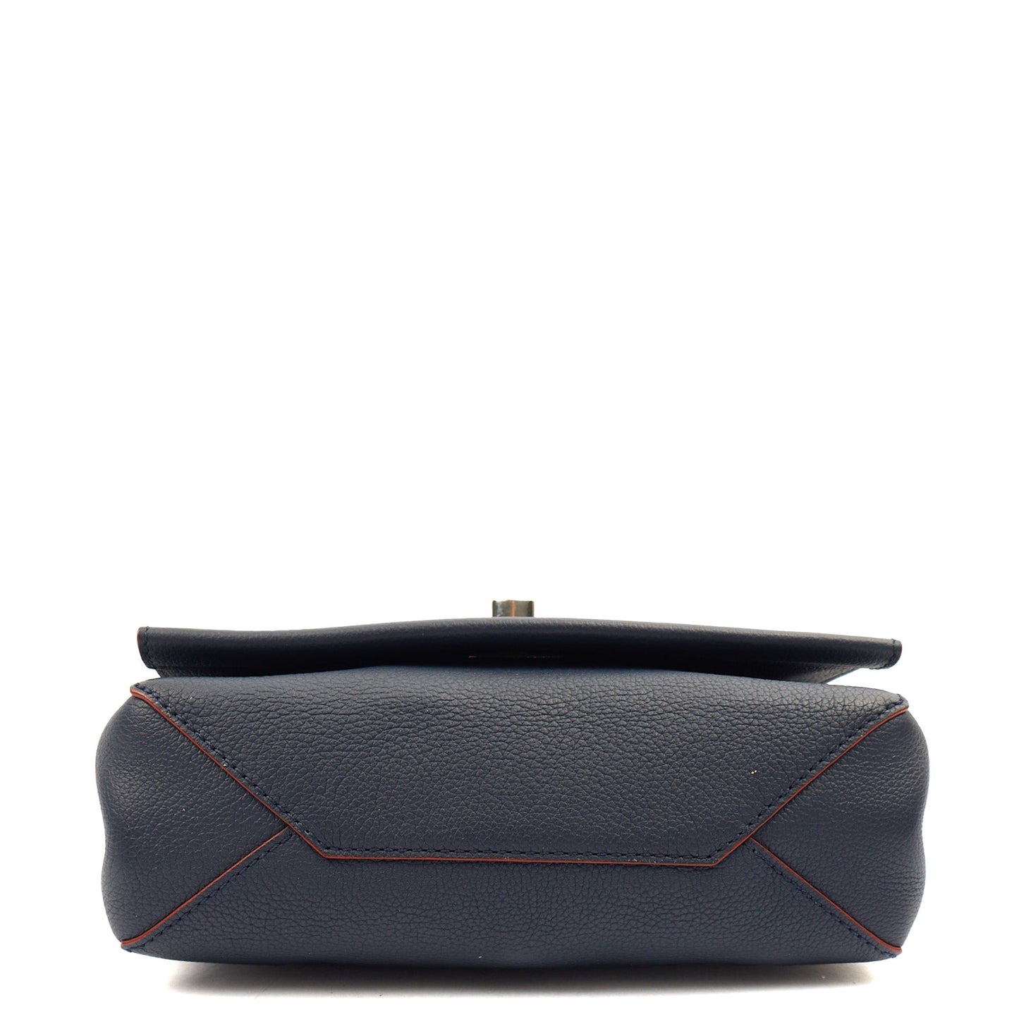 Louis Vuitton Cross Body Lock Me II BB in Blue, Leather — Top View