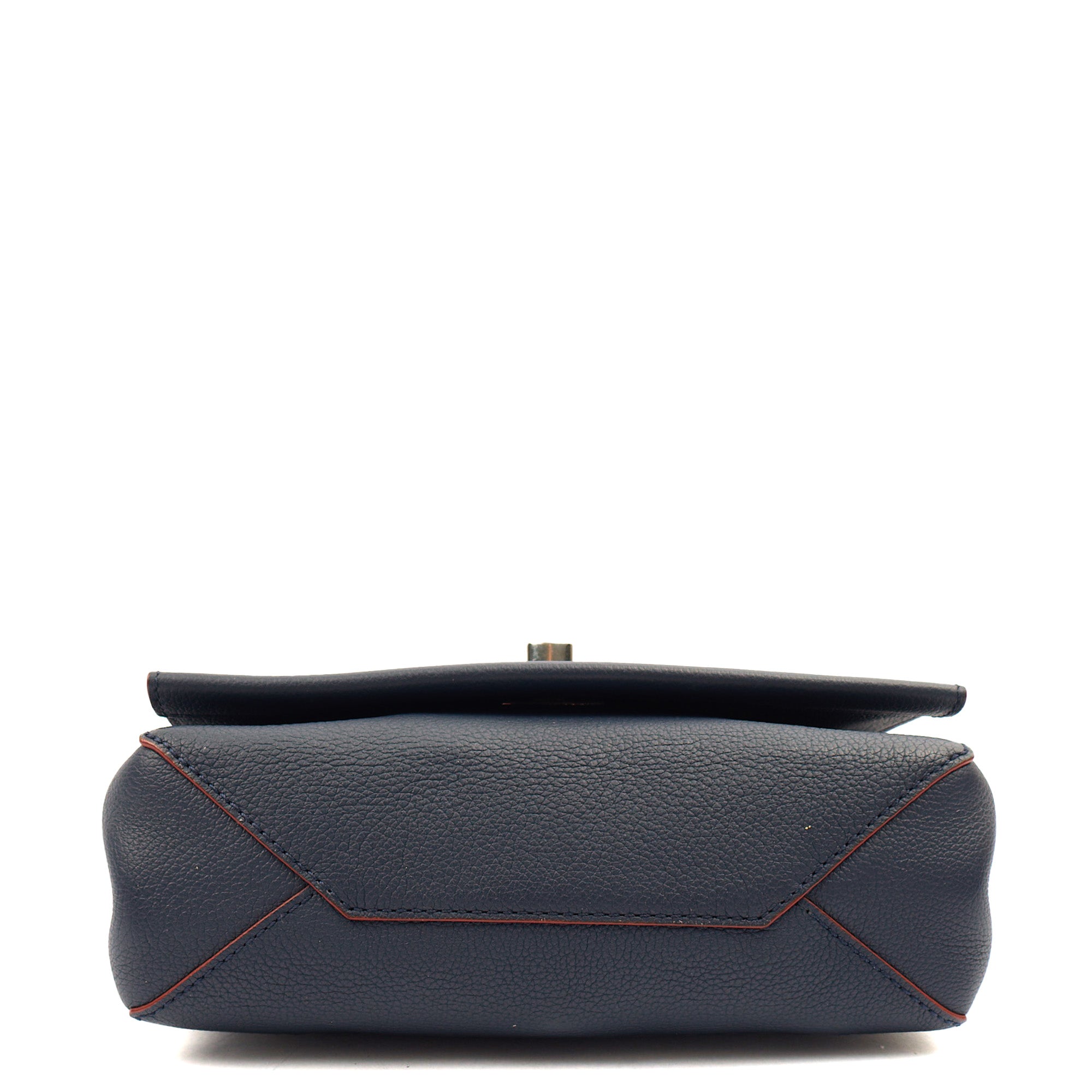 Louis Vuitton Cross Body Lock Me II BB in Blue, Leather — Top View