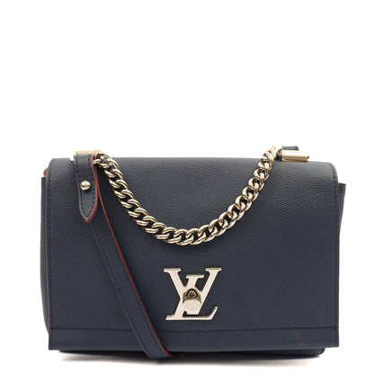 Louis Vuitton Cross Body Lock Me II BB in Blue, Leather — Alternate View 8