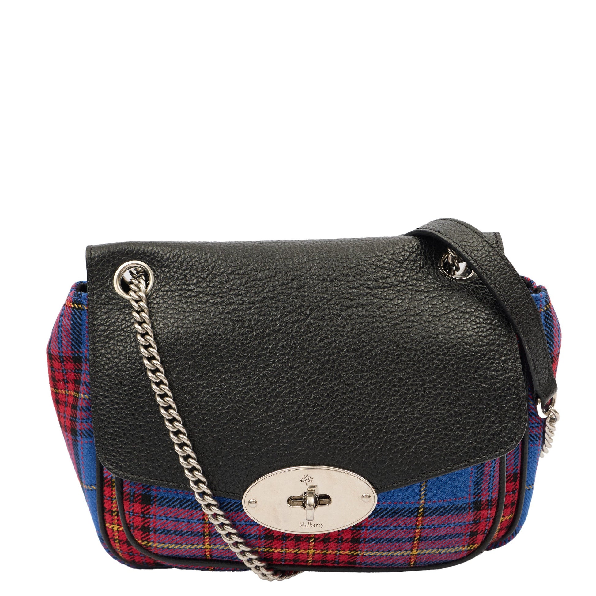 Mulberry Cross Body Darley Shoulder Bag  in Tartan, Canvas — Alternate View 7