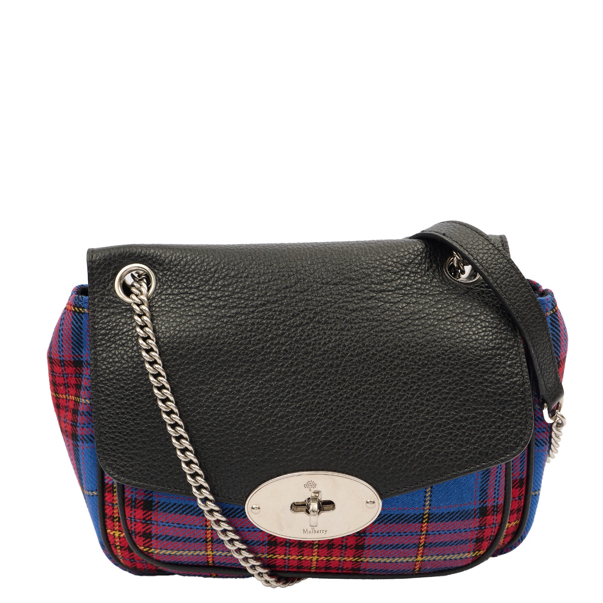 Mulberry Cross Body Darley Shoulder Bag  in Tartan, Canvas — Alternate View 7