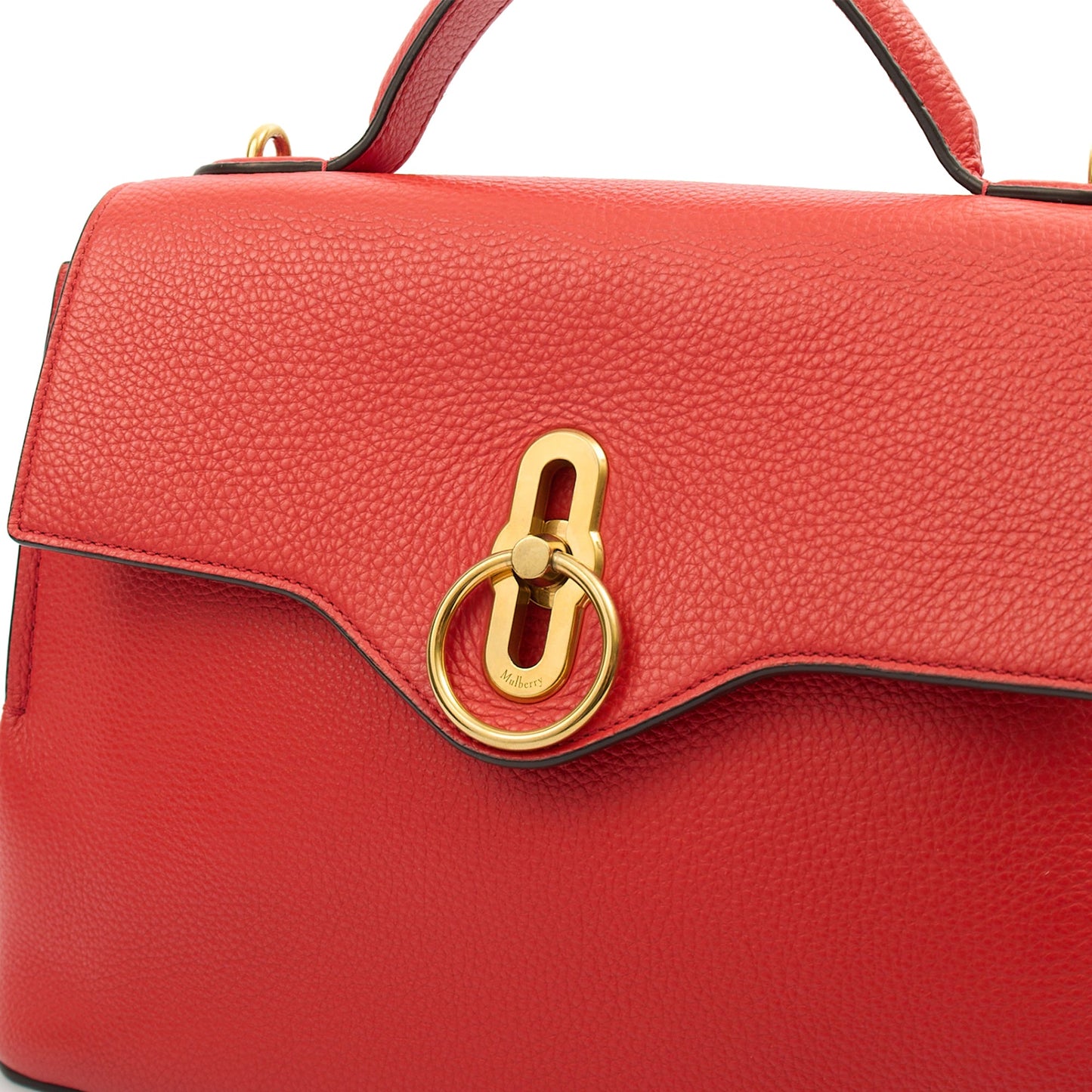Mulberry Cross Body Seaton - Small in Red, Leather — Lifestyle View
