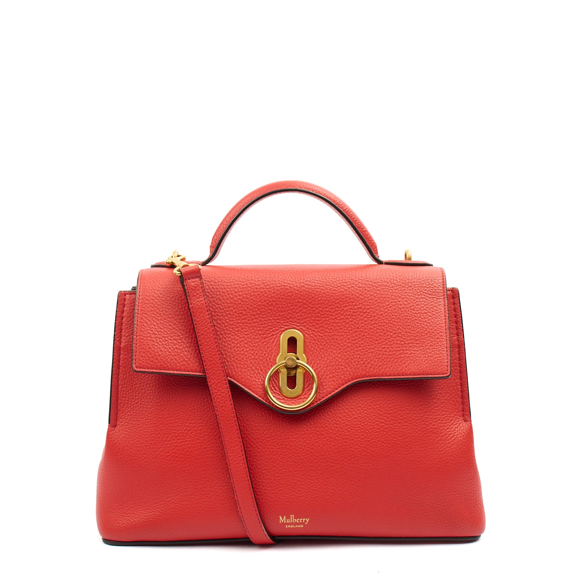 Mulberry Cross Body Seaton - Small in Red, Leather — Alternate View 7