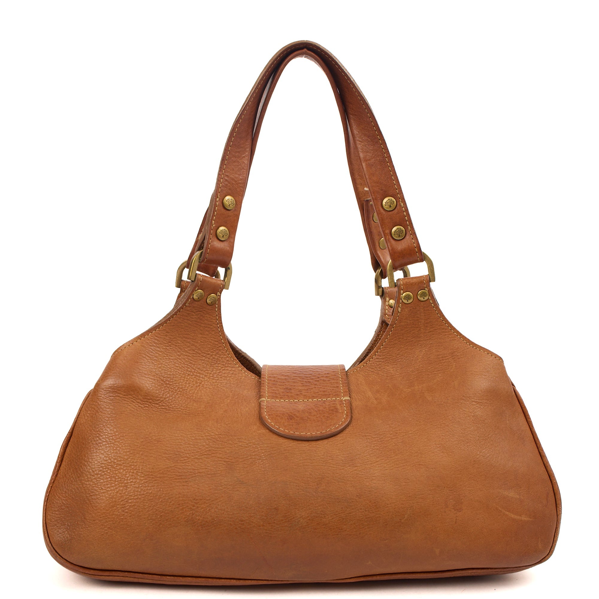 Mulberry Shoulder Bag Kensington in Oak, Leather — Top View