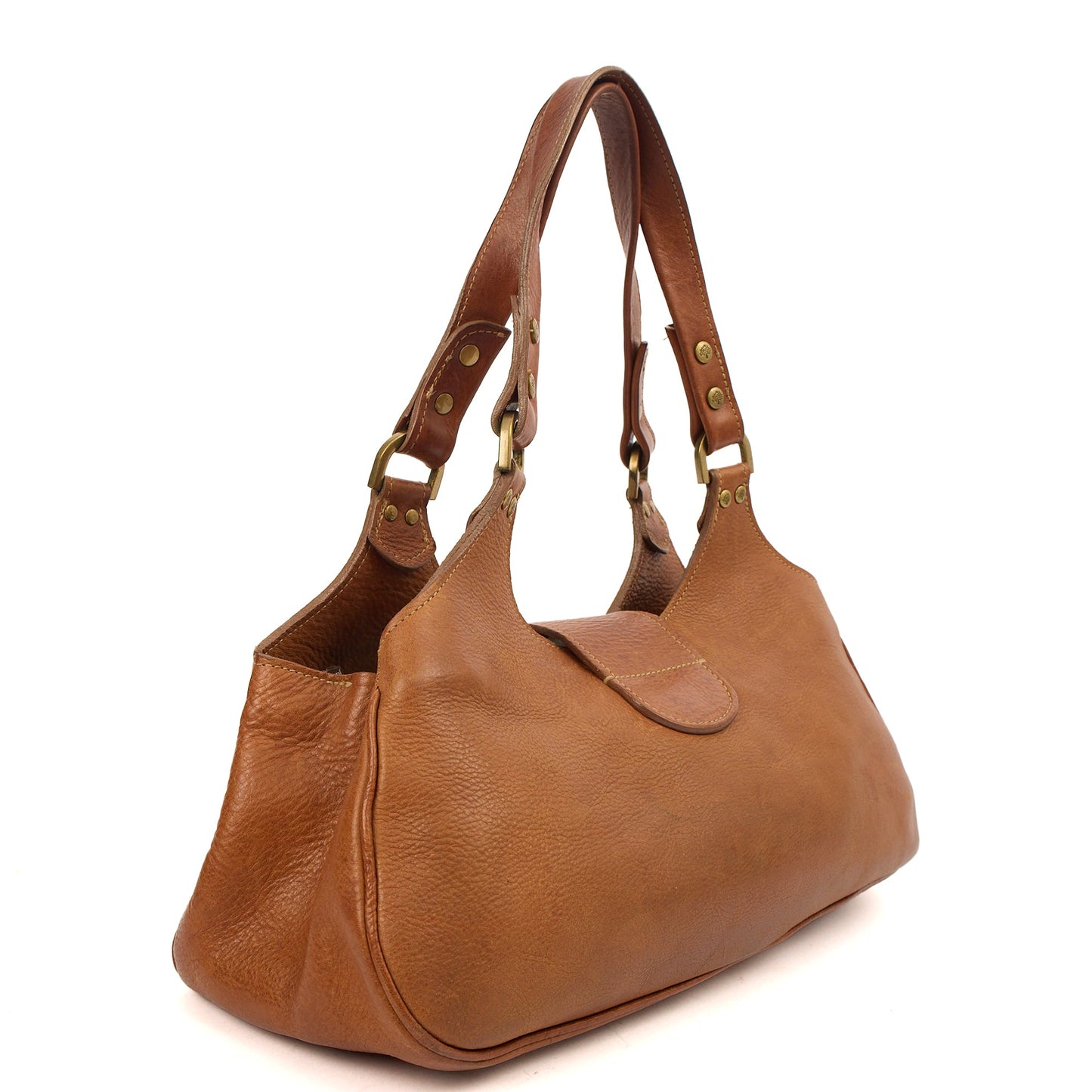 Mulberry Shoulder Bag Kensington in Oak, Leather — Back View