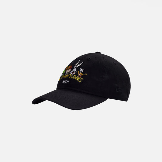 Kith x Looney Tunes x New Era 9Twenty Character Twill Cap Black — Side View
