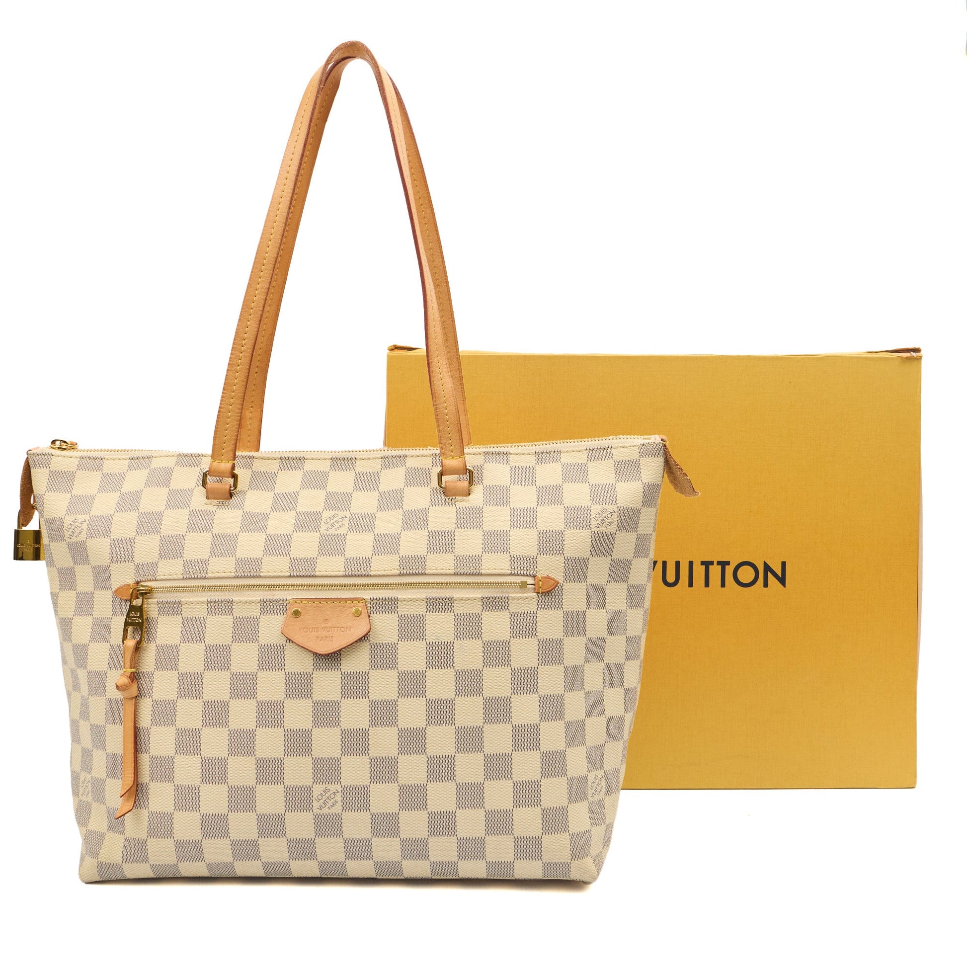 Louis Vuitton Tote Lena PM in Damier Azur, Canvas — Alternate View 14