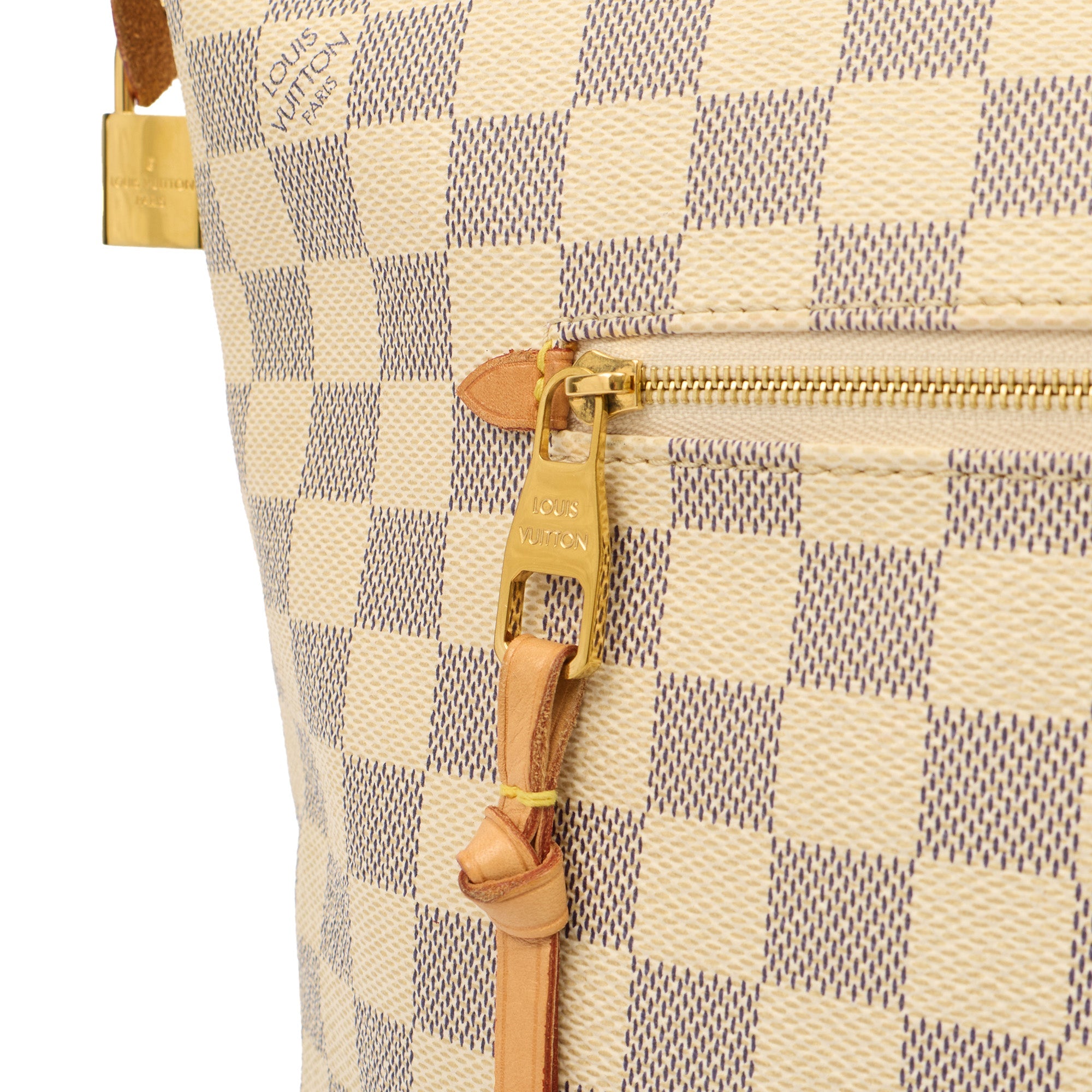 Louis Vuitton Tote Lena PM in Damier Azur, Canvas — Alternate View 7