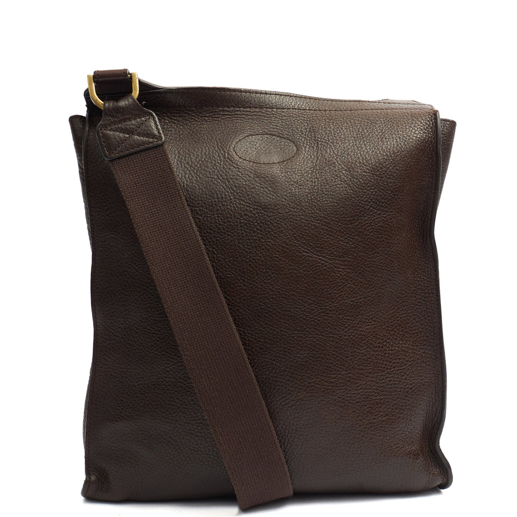 Mulberry Cross Body Antony - Large in Brown, Calfskin Leather — Top View