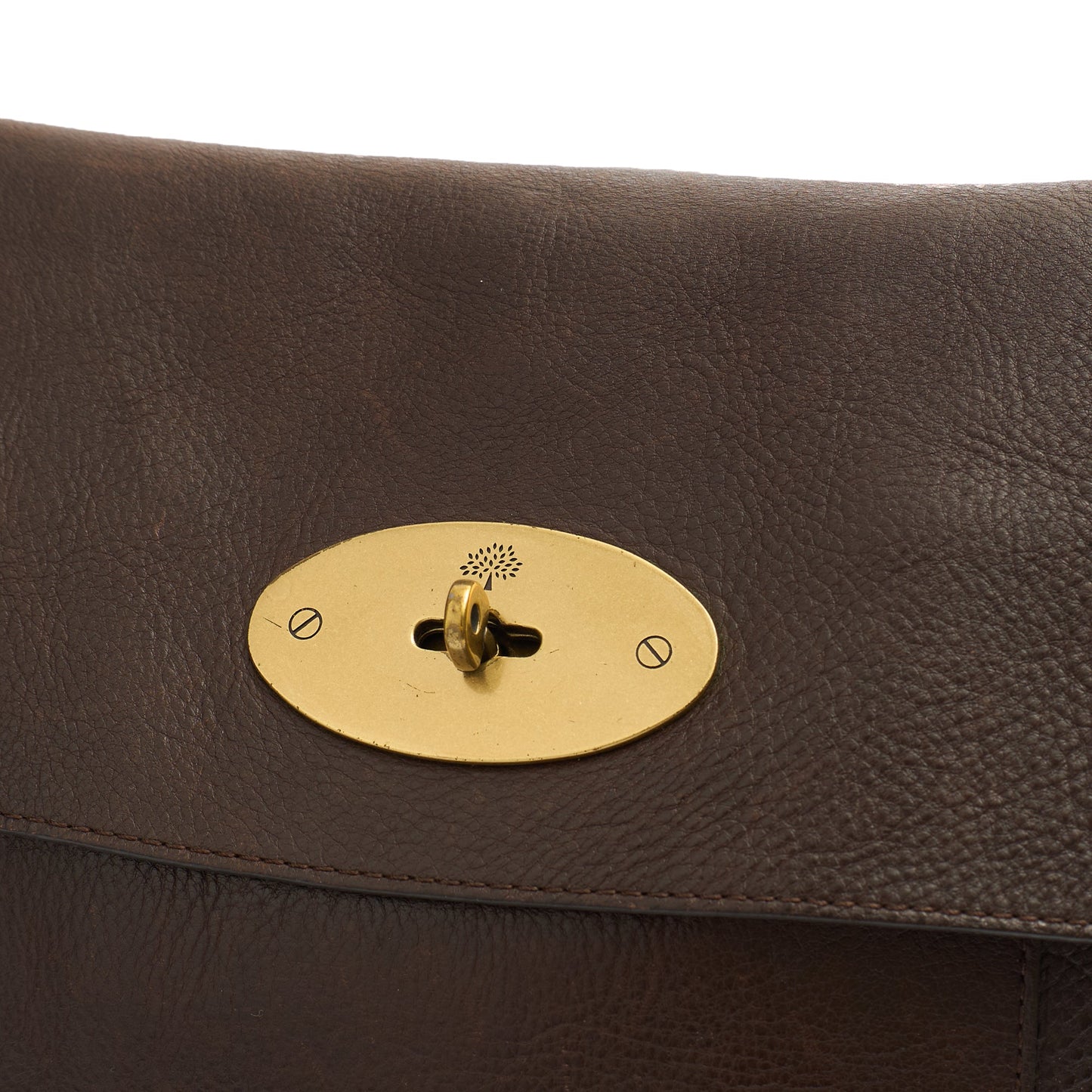 Mulberry Cross Body Antony - Large in Brown, Calfskin Leather — Lifestyle View