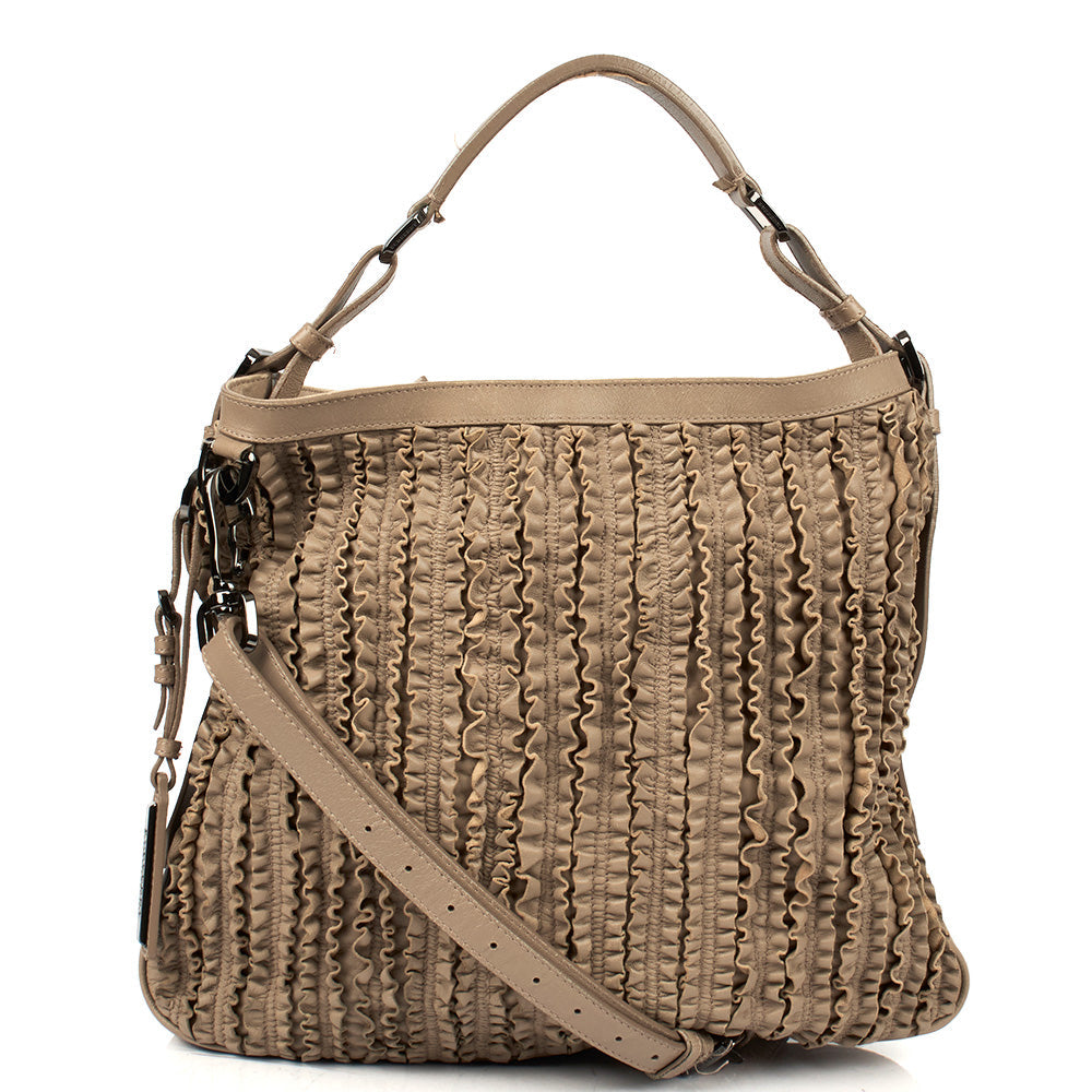 Burberry Tote Shoulder Bag in Grey, Leather — Alternate View 10