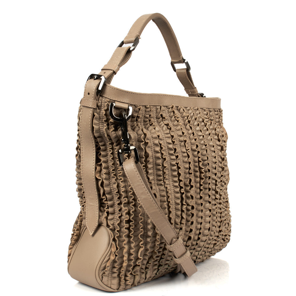 Burberry Tote Shoulder Bag in Grey, Leather — Alternate View 16