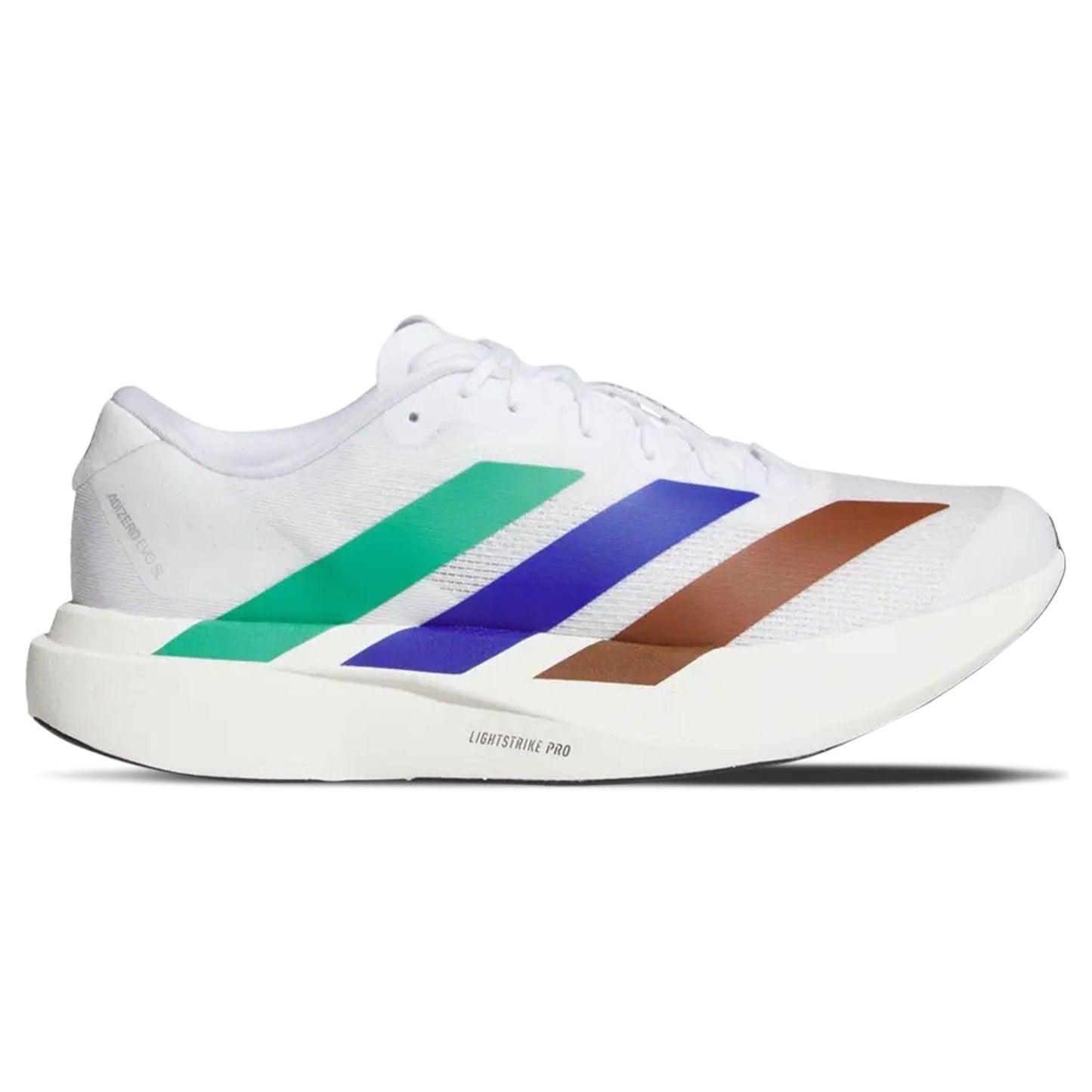 Pharrell x adidas Adizero Evo SL 'White' — UK 3.5 | EU 36 | US 4 — Side View