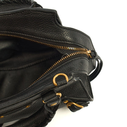 Balenciaga Mini Bag Neo Cagole XS in Black, Leather — Lifestyle View