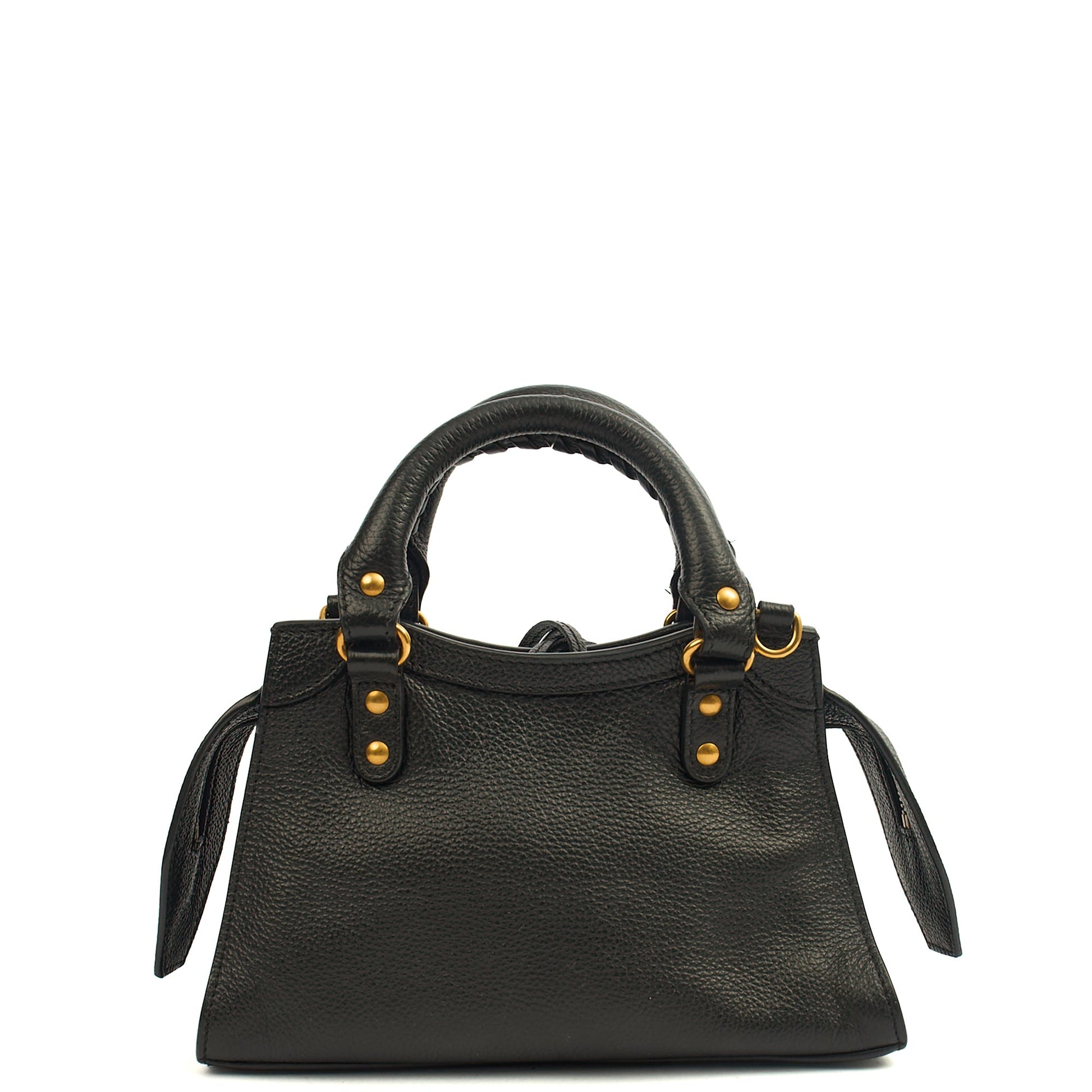 Balenciaga Mini Bag Neo Cagole XS in Black, Leather — Alternate View 10