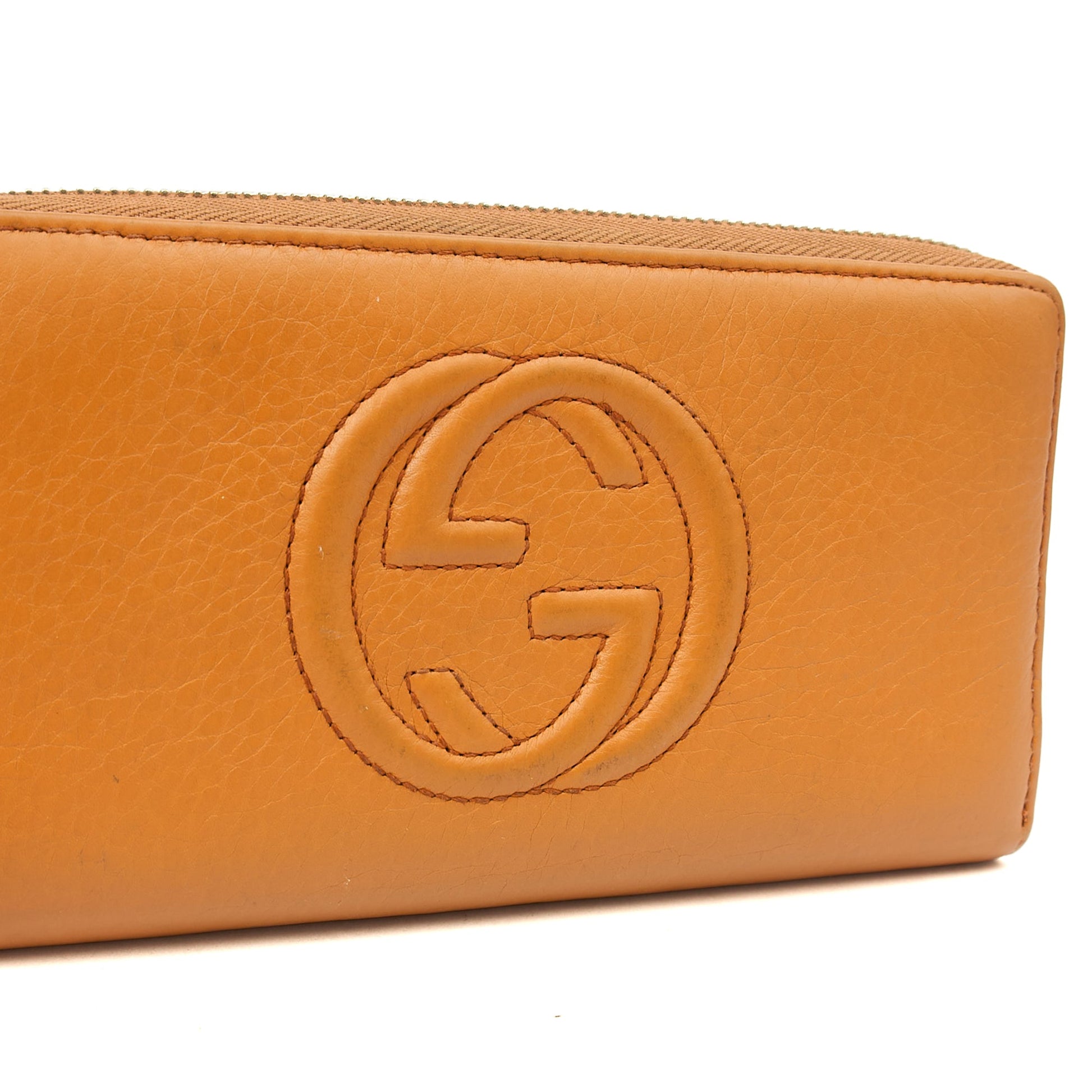 Gucci Wallet Soho Zip Around Wallet in Orange, Leather — Alternate View 18