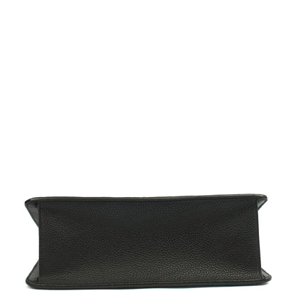 Mulberry Cross Body Darley in Black, Calfskin Leather — Top View
