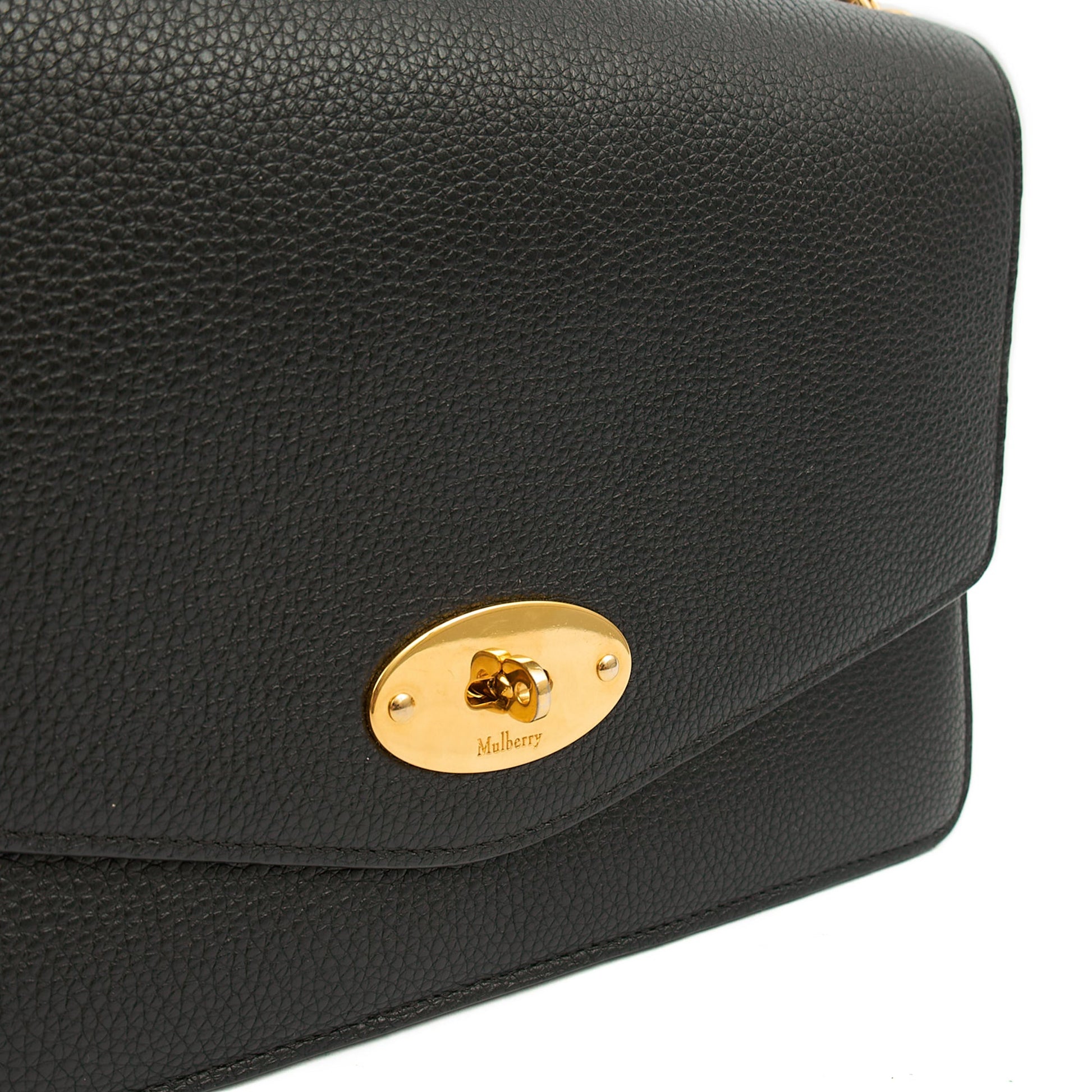 Mulberry Cross Body Darley in Black, Calfskin Leather — Alternate View 12
