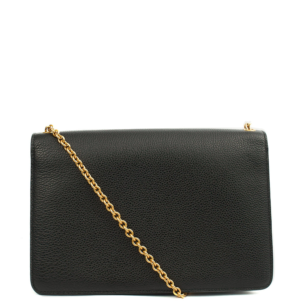 Mulberry Cross Body Darley in Black, Calfskin Leather — Back View