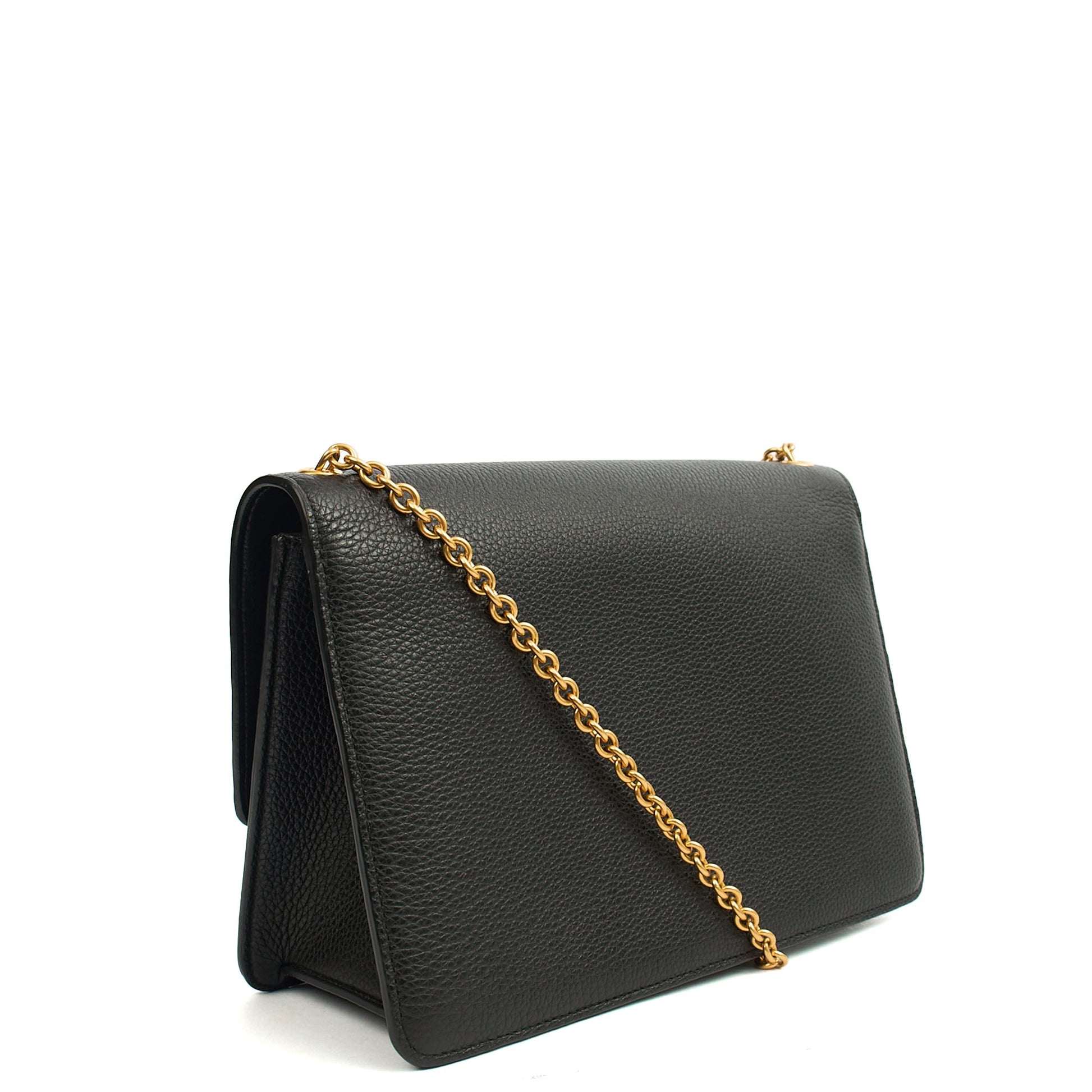 Mulberry Cross Body Darley in Black, Calfskin Leather — Side View