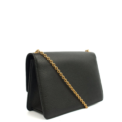 Mulberry Cross Body Darley in Black, Calfskin Leather — Side View