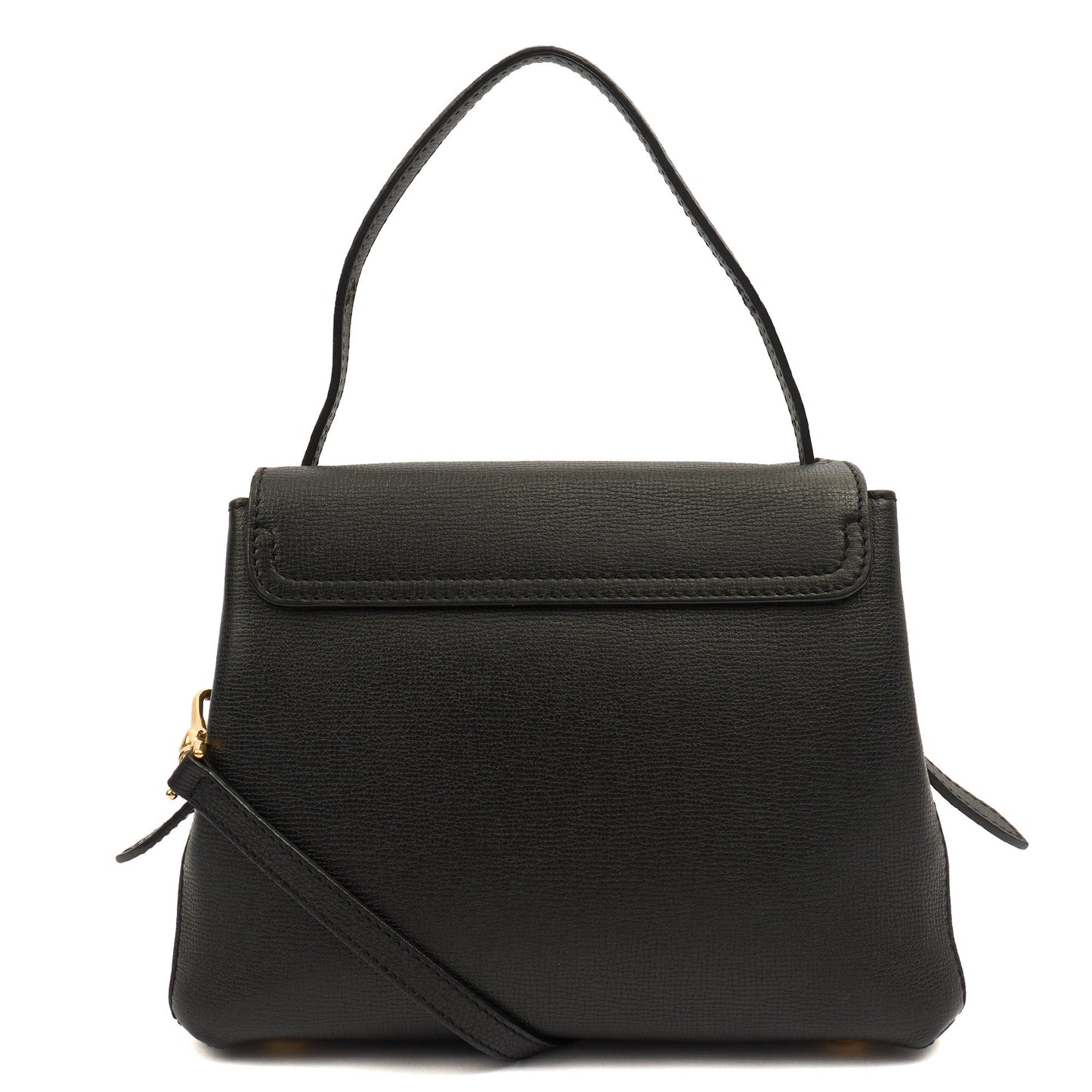 Burberry Cross Body Camberely- Small in Black, Leather — Top View