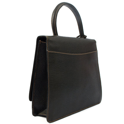 Loewe Top Handle Barcelona in Black, invalid — Back View