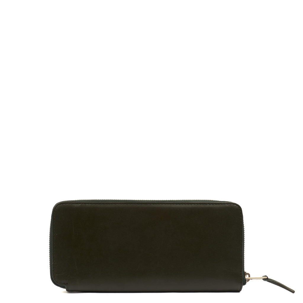 Mulberry Wallet Wallet in Racing Green, Leather — Top View